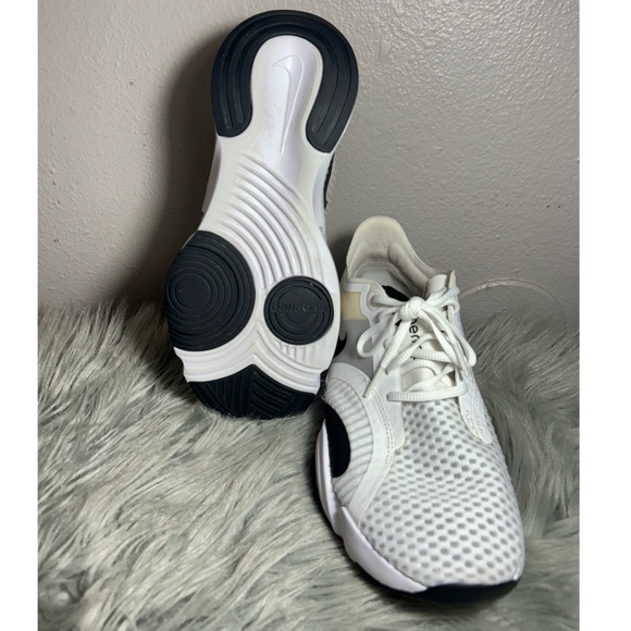 Nike Superrep Go Women Running Trainers Sneakers White Black Dark Smoke Grey Sz9 - Picture 9 of 9